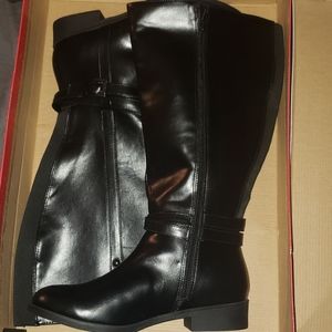 New Black Knee High Boots ❗Extended Calf❗